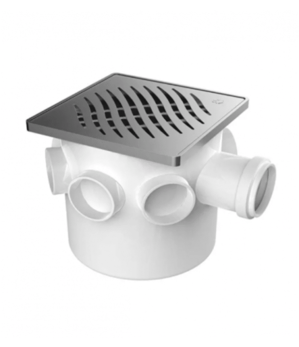 Caja Sifonada Rejilla Cromada - Tigre