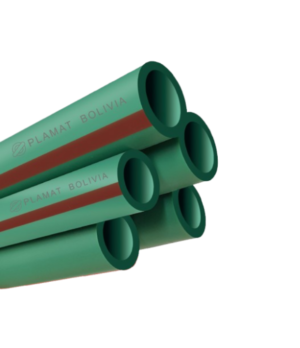 Tub. Fusión Agua Fría/Caliente (Verde) - Plamat