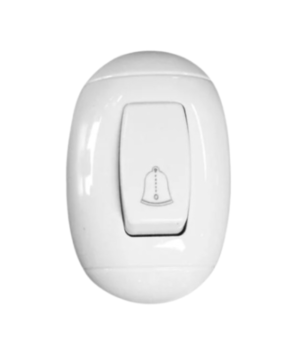 Sobreponer Ovalado Interruptor P/Timbre- Ultra Electric