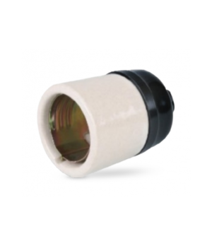Socket Colgante de Porcelana C/Cabeza Negra - Ultra Electric