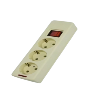 reglesimple3tshukopilo Regleta 3T Shucko C/Piloto - Ultra Electric